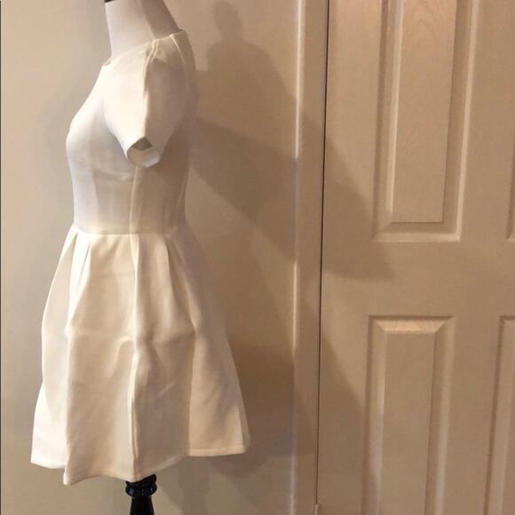 Traffic People Dress White Fit & Flare - Picture 4 of 7